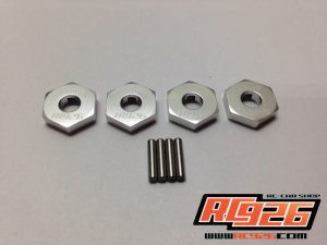 画像8: 【ネコポス対応】KN企画/KN-WH06BK-A__KN-WH06SV-A/アルミホイールハブ薄型(3mm厚) 4個入り