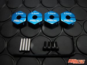 画像4: 【ネコポス対応】KN企画/KN-WH07BK-A__KN-WH07SV-A/アルミクランプ式ホイールハブ(5mm厚) 4個入り