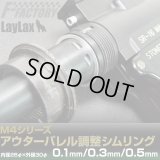 【ネコポス対応】LayLax(ライラクス)/LA176320/M4シリーズ・アウターバレル調整シムリング(0.5mm)