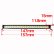 画像2: 【ネコポス対応】EAGLE(イーグル)/LED-18-D147/ルーフLEDバー(ダブル)147mm:BEC電源(4.8-6.0V)用 (2)