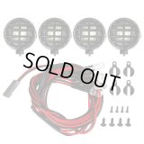 【ネコポス対応】EAGLE(イーグル)/LED-18ROU-P1-WI/オフロードLEDライト・ラウンドタイプ白:BEC電源(4.8-6.0V)用