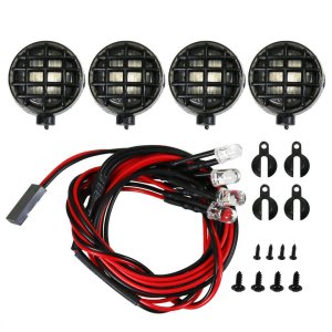 画像1: 【ネコポス対応】EAGLE(イーグル)/LED-18ROU-P1-WI/オフロードLEDライト・ラウンドタイプ白:BEC電源(4.8-6.0V)用