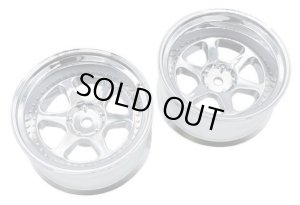 画像1: 【ネコポス対応】LAB/LWS-0506Ca_LWS-0508Ca/WORK MEISTER L1 ホイール スーパーハイトラクション タイプ (クローム)2本入