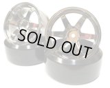 【ネコポス対応】LAB/LWT-0306BC_LWT-0308BC/TE37 Sports WHEEL トラクションtype ブラッククローム 2本入