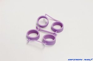 画像8: 【ネコポス対応】OPTION No.1(オプションNo.1)/M4-TY001/M4レーシングタイヤ(中径/内径20.5mm厚み2.0mm)4個入