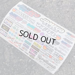 画像1: 【ネコポス対応】T4WORKS/MD-SK-37/Mass Damper Mass/Dam x JDMEGO Street Tribe RC Decal Sheet