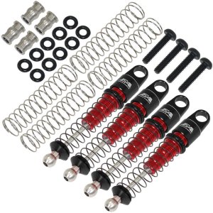 画像1: 【ネコポス対応】EAGLE(イーグル)/MINI-Z4X4-18BRU/SPショックセット:京商 MINI-Z 4X4用(ショックオイル別売)ブラック/レッド