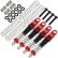 画像1: 【ネコポス対応】EAGLE(イーグル)/MINI-Z4X4-18RBU/SPショックセット:京商 MINI-Z 4X4用(ショックオイル別売)レッド/ブラック (1)