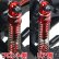 画像2: 【ネコポス対応】EAGLE(イーグル)/MINI-Z4X4-18RBU/SPショックセット:京商 MINI-Z 4X4用(ショックオイル別売)レッド/ブラック (2)