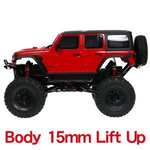 画像4: 【ネコポス対応】EAGLE(イーグル)/MINI-Z4X4-23U15/ALボディ&バンパーリフトアップセット15mmUP:MINI-Z 4X4ラングラー用