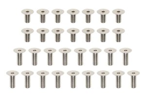 画像1: 【ネコポス対応】YOKOMO(ヨコモ)/MS-SSA20/MS2.0 アルミシャーシ専用 高精度切削 スチール製スクリューセット (120 度 /31 本入 )