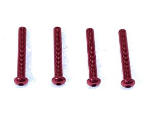 画像7: 【ネコポス対応】スクエア(SQUARE)/NAX-2618BK_BY_G_OR_P_PK_R_TB/2.6×18ヘックスボタン ジュラルミンビス(4pcs)