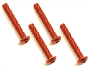 画像2: 【ネコポス対応】スクエア(SQUARE)/NAX-320BY_OR_P_PK_R_TB/3x20ヘックスボタンビス(6本入)