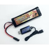 【ネコポス対応】OPTION No.1(オプションNo.1)/NO-LION4020-USBC/セーフティパワー Li-on 7.4V 4000mAh/20C+USB充電器セット