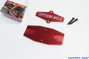 画像1: OPTION No.1(オプションNo.1)/NO-M40007RE/ミニ四駆用モーターブレークインスタンド（レッド）＋パワーステーション