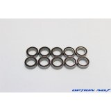 【ネコポス対応】OPTION No.1(オプションNo.1)/NO-RS1280-10-A/ラバーシールボールベアリング1280(12×8×3.5mm)10個入