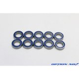 【ネコポス対応】OPTION No.1(オプションNo.1)/NO-RS1480-10-A/ラバーシールボールベアリング1480(14×8×4mm)10個入
