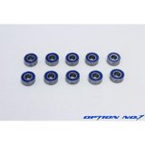 【ネコポス対応】OPTION No.1(オプションNo.1)/NO-RS830-10-A/ラバーシールボールベアリング830(8×3×3mm)10個入