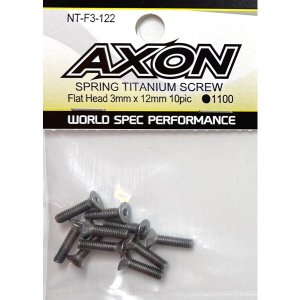 画像1: 【ネコポス対応】AXON(アクソン)/NT-F3-122/スプリングチタンスクリュー 3×12mm(皿)10個入