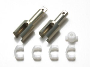 画像1: 【ネコポス対応】タミヤ(TAMIYA)/OP-1543/TB-04 ギヤデフ用アルミデフジョイントカップ(L/S)