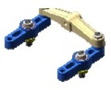 【ネコポス対応】タミヤ(TAMIYA)/OP-1574/TT-02 アルミレーシングステアセット