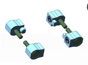 画像1: 【ネコポス対応】タミヤ(TAMIYA)/OP-1760/M-07 CONCEPT アルミリヤサスマウント