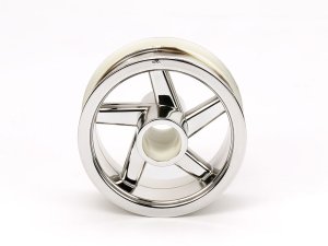 画像1: 【ネコポス対応】タミヤ(TAMIYA)/OP-1823/T3-01 フロントホイール (両面クロームメッキ)