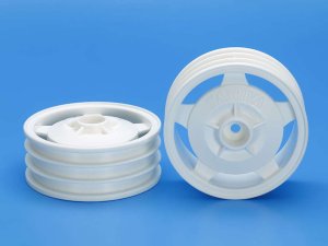 画像1: (4月14日発売予定/予約分)タミヤ(TAMIYA)/OP-2044/OP.2044 2WDバギー フロント・スターディッシュホイール (六角ハブ) ホワイト