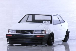 画像1: パンドラRC(Pandora RC)/PAB-3168/Toyota AE86  カローラレビン  2ドア クリアボディセット(未塗装)