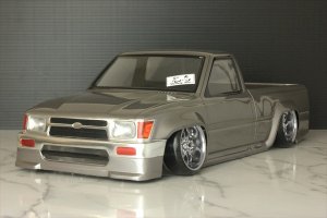 画像1: パンドラRC(Pandora RC)/PAB-3205/Toyota ハイラックス(HILUX RN80)クリアボディセット(未塗装)