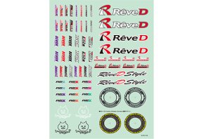 画像1: Reve D（レーヴ・ディー）/RJ-017/レーヴディ ステッカー 2025