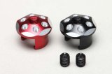 【ネコポス対応】YOKOMO(ヨコモ)/RP-121-1/レーシングパフォーマー アルミ製 バッテリープラグキャップ(赤/黒)