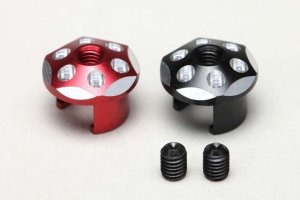画像1: 【ネコポス対応】YOKOMO(ヨコモ)/RP-121-1/レーシングパフォーマー アルミ製 バッテリープラグキャップ(赤/黒)