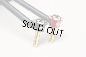 画像2: 【ネコポス対応】YOKOMO(ヨコモ)/RP-121P4/レーシングパフォーマー アルミ製 バッテリープラグキャップ セット Φ4 (赤/黒)