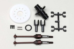 画像1: 【ネコポス対応】YOKOMO(ヨコモ)/RS-501SS/アルミ製 フロント ソリッドアクスル ダブルジョイント ユニバーサルセット