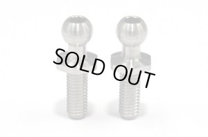 画像1: 【ネコポス対応】Reve D（レーヴ・ディー）/RT-006LA/SPM チタン製 ロッドエンドボール L (φ4.3mm,ネジ長8.0mm, 2個入) ※旧品番:RT-006L