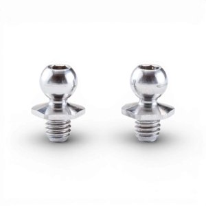 画像1: 【ネコポス対応】Reve D（レーヴ・ディー）/RT-006SN3/SPM チタン製 ロッドエンドボール(Φ4.3mm、首短タイプ、SS、2 個入)