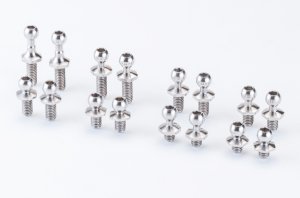 画像4: 【ネコポス対応】Reve D（レーヴ・ディー）/RT-006SN3/SPM チタン製 ロッドエンドボール(Φ4.3mm、首短タイプ、SS、2 個入)