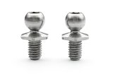 【ネコポス対応】Reve D（レーヴ・ディー）/RT-006SNS/SPM ロッドエンドボール 首短 S(φ4.3mm、ネジ長4.5mm)2個入