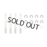 【ネコポス対応】Reve D（レーヴ・ディー）/RT-012A/SPM チタン製ショックシャフト(φ3mm×全長28.3mm/4本入/Eリング付)