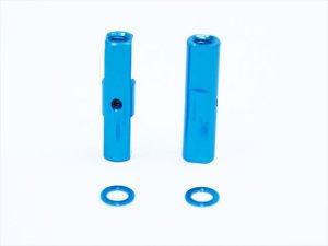 画像2: 【ネコポス対応】スクエア(SQUARE)/SGE-5019S_TB_P_BK_R_BY/アルミポストセット19L 0.5tカラー付 2個入