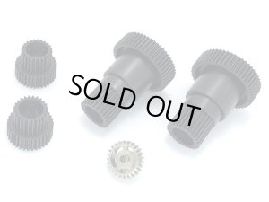 画像1: 【ネコポス対応】スクエア(SQUARE)/SGW-30A2/ハイスピードギヤ&超硬質アルミピニオン25Tセット (タミヤGF-01用)