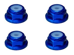 画像2: 【ネコポス対応】スクエア(SQUARE)/SGX-02FBK_BY_OR_P_PK_R_S_TB/アルミフランジナイロンナット M2 4個入 ※画像は5個ですが商品は4個入です。