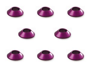 画像4: 【ネコポス対応】スクエア(SQUARE)/SGX-108BK/アルミM3テーパーワッシャー 6個入