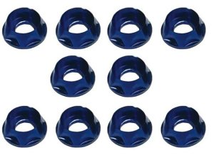 画像2: 【ネコポス対応】スクエア(SQUARE)/SGX-116BK_BY_G_P_PK_R_S_TB/M4 CAPビス用アルミ皿ワッシャー 10個入 ※画像は12個ですが商品は10個入です。