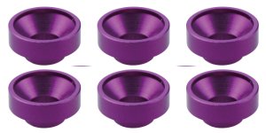 画像4: 【ネコポス対応】スクエア(SQUARE)/SGX-119BK/アルミボス付皿ワッシャー 6個入