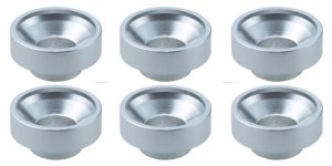 画像6: 【ネコポス対応】スクエア(SQUARE)/SGX-119BK/アルミボス付皿ワッシャー 6個入