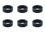 【ネコポス対応】スクエア(SQUARE)/SGX-120BK/M4 アルミカラー φ6×4×2.0t 6個入