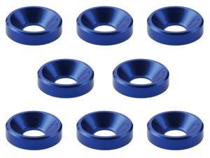 画像2: 【ネコポス対応】スクエア(SQUARE)/SGX-15BK/M3アルミ皿ワッシャー外径8mm 6個入