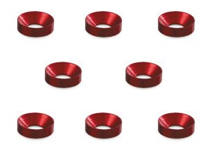 画像5: 【ネコポス対応】スクエア(SQUARE)/SGX-16BK/4mmアルミ皿ワッシャー外径10mm 6個入